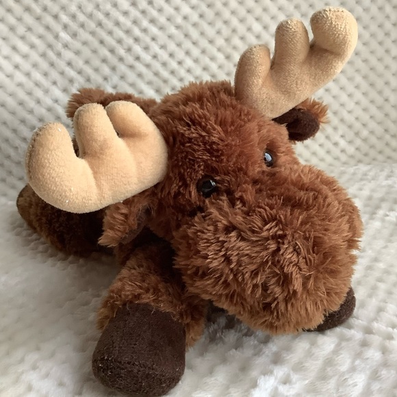 Aurora World Plush Brown Moose Stuffed Animal Toy - Picture 7 of 15